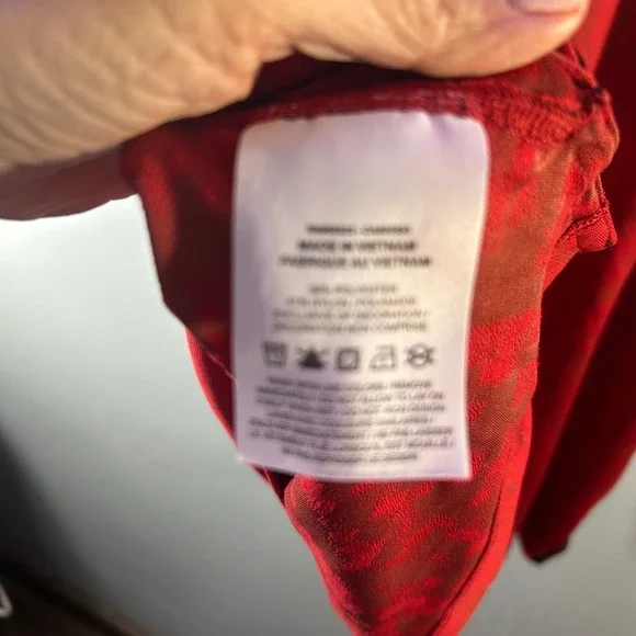 Nike Tiger Woods Dri Fit Performance Golf Polo Shirt Mens XL Red Camo - Picture 7 of 7